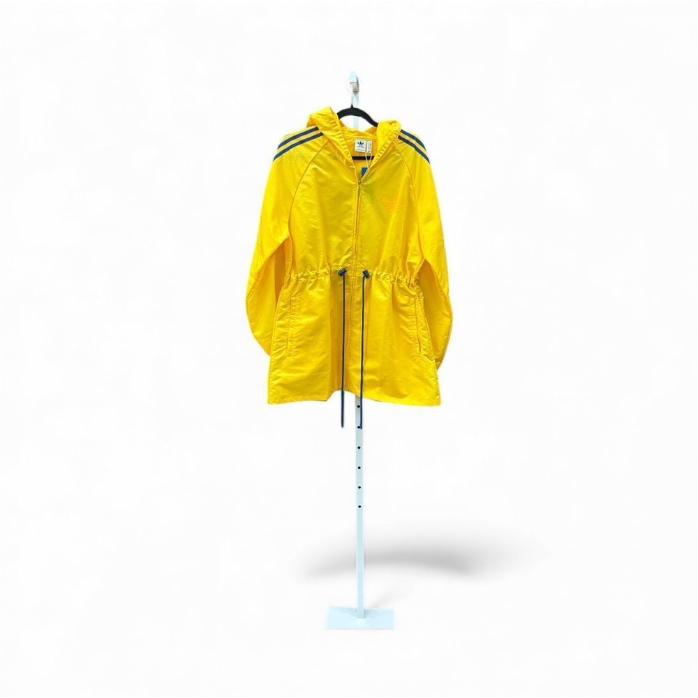 Brand New adidas Yellow Jacket with Blue Accents